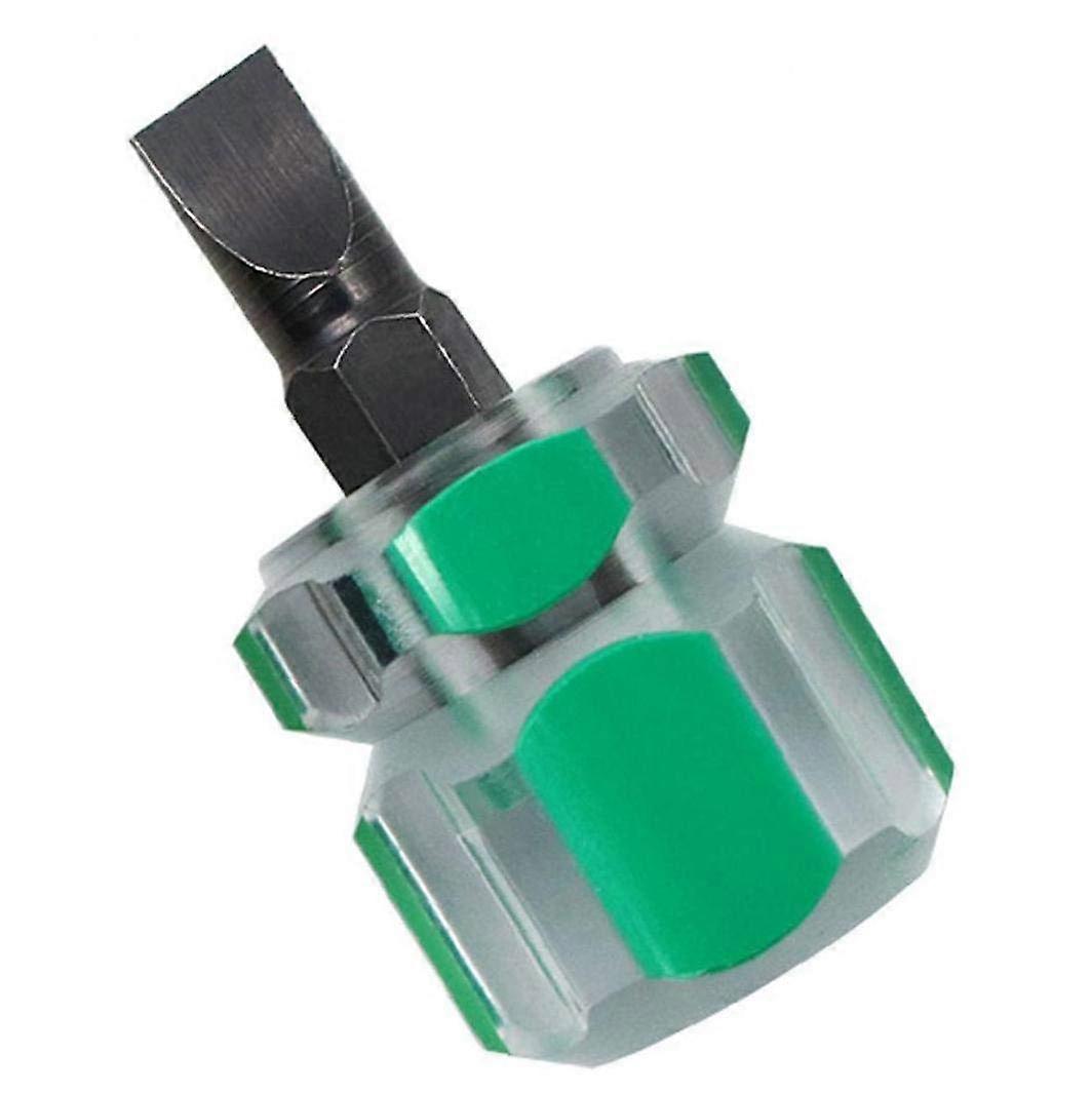 2pcs Mini Screwdriver Set for Sewing Machine, Flat and Cross Head, Ergonomic Short Handle  Tools