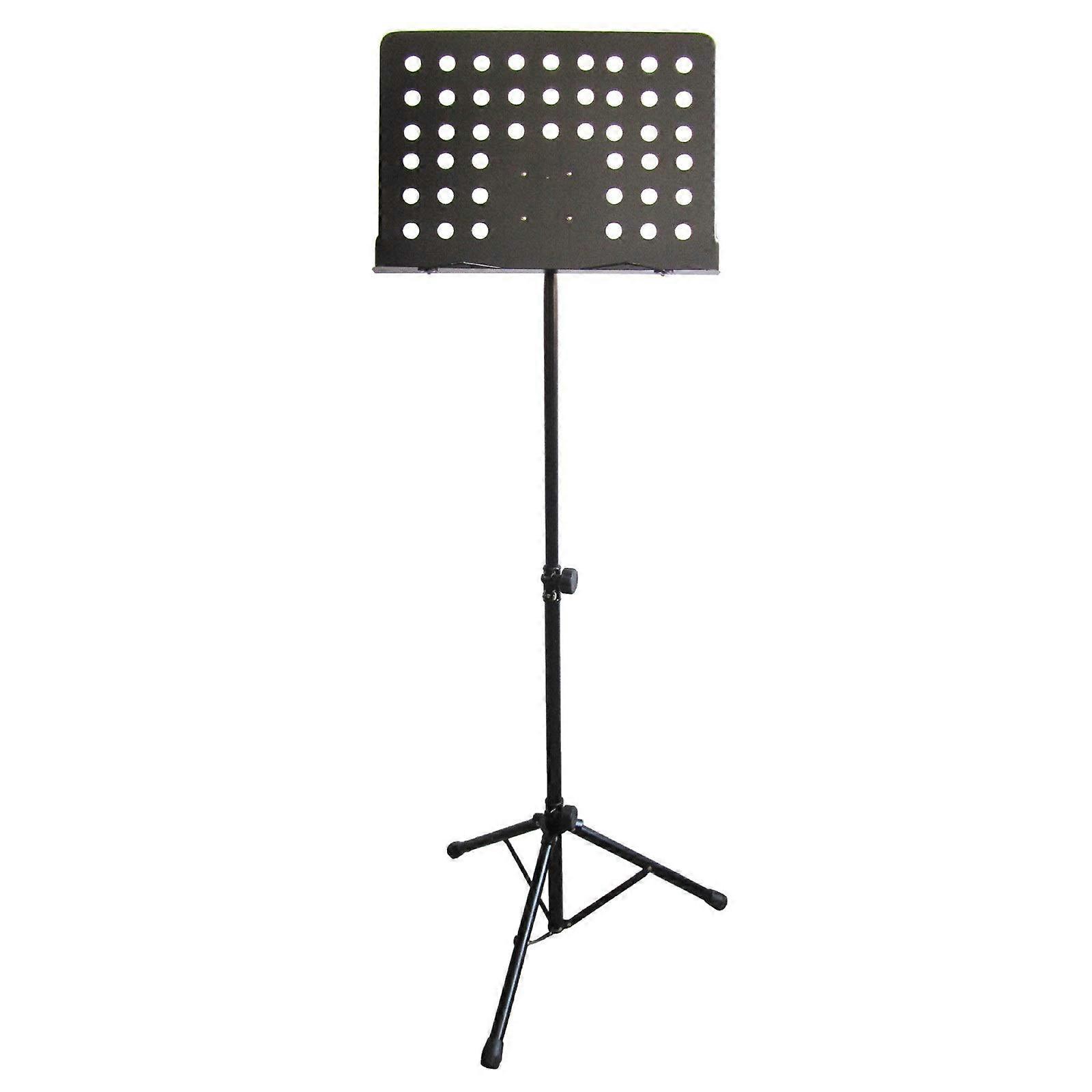 Adjustable Height Foldable Sheet Music Stand with Secure Ledge for Schools Orchestras Choirs
