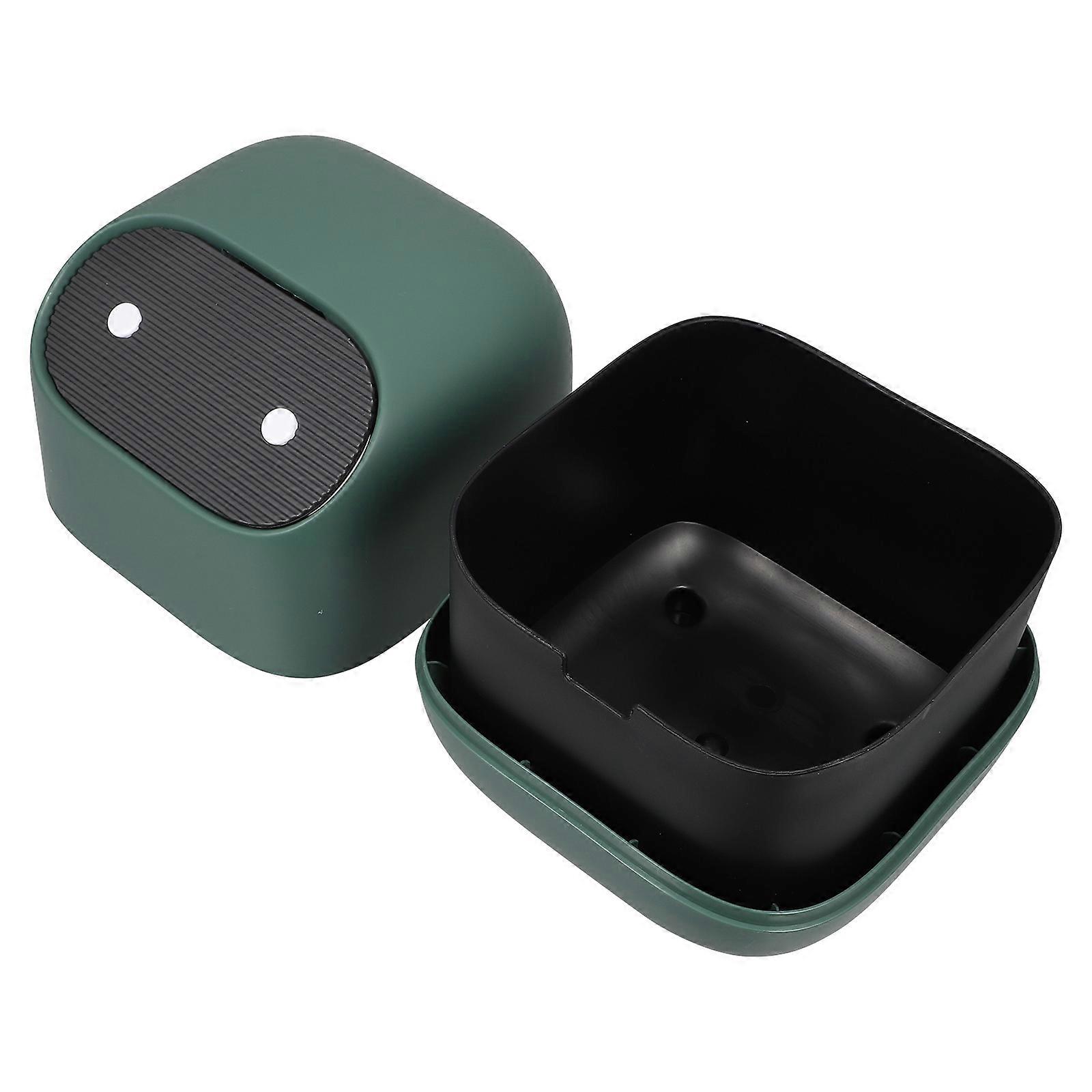 Cartoon Pressed Trash Can for Storing 1Pcs Double-Deck Desktop Storage Bin