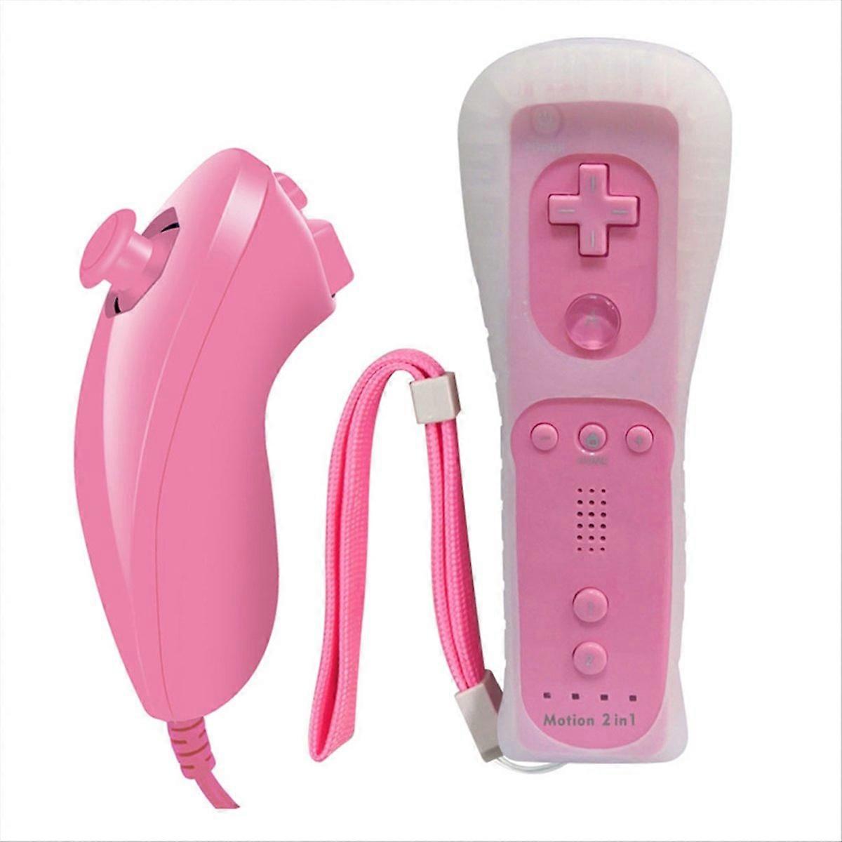 Bluetooth Gamepad for / U Console Wireless Remote Controller with Motion Plus, Nunchuck, and Wrist Strap D