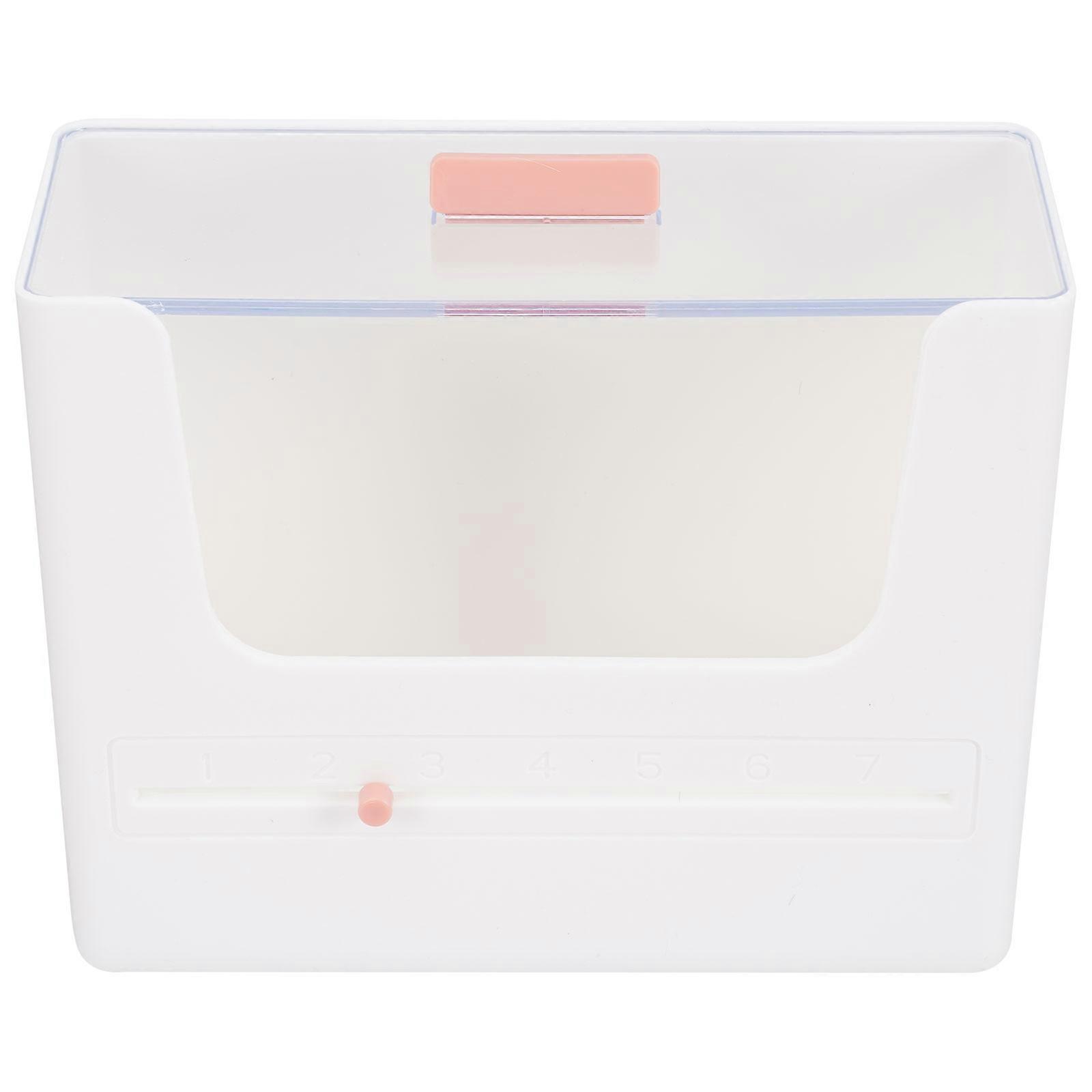 Desktop Storage Box White Makeup Organizer for Home Use