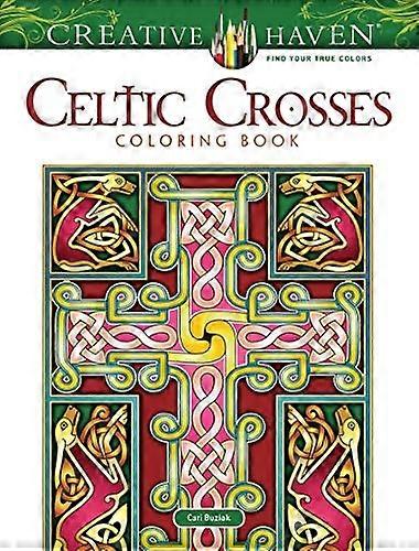 Croix celtiques Haven créatif Coloring Book