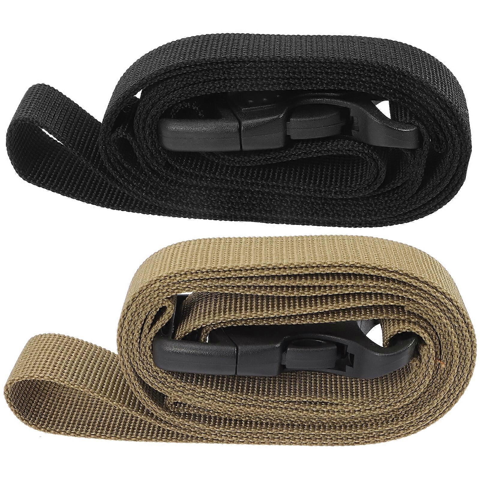 2Pcs Nylon Straps Sturdy Bundle Strap Fixed Rope Practical Bundle Rope Webbing Fastener Belt