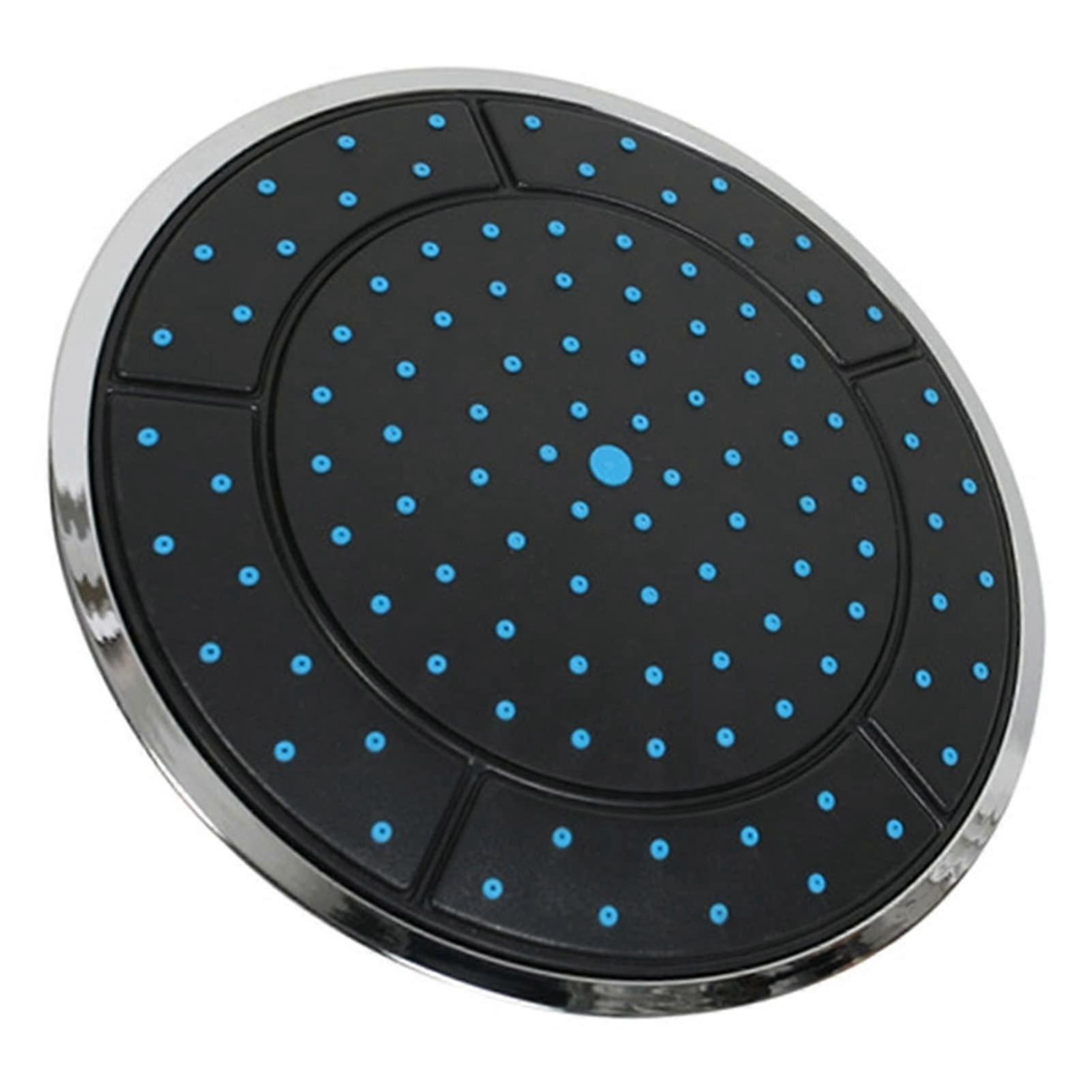 25cm Round Rainfall Shower Head Ceiling Mounted Wide Coverage Rust Lightweight Design