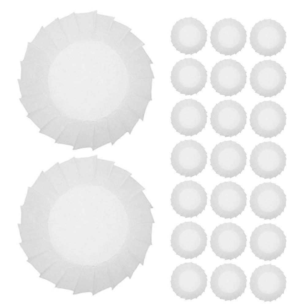 Basque Cake Liners Oven Safe Parchment Paper for Baking Use 100Pcs White