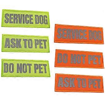 Dog Harness Supplies Service Dog Patch for 18Pcs Assorted