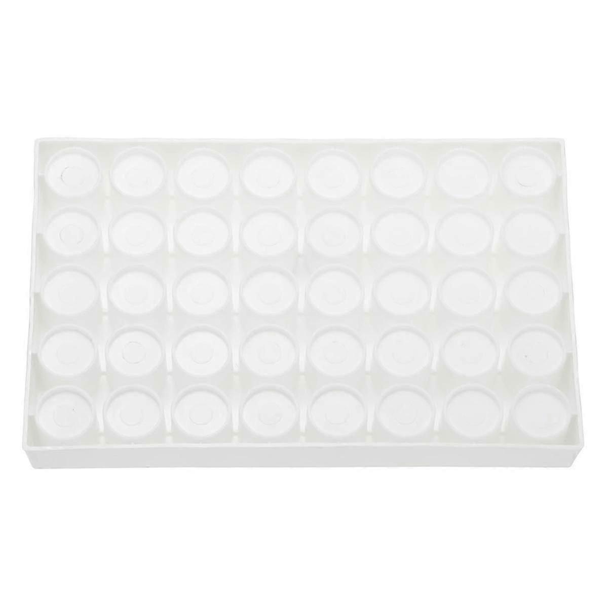 40-Well Stackable Vial Rack,10ml Autosampler Vial Holder for Lab Use