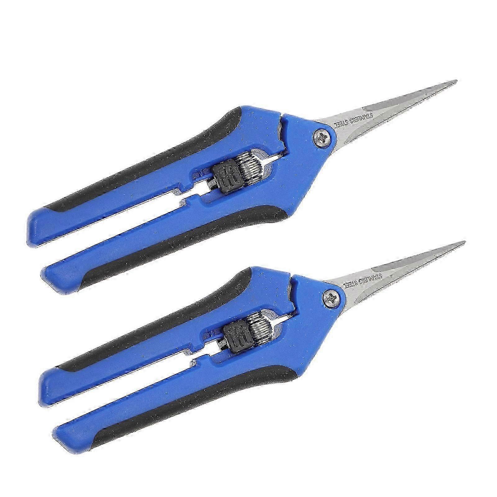 Stainless Steel Gardening Pruning Shears, 2Pcs, Assorted Styles