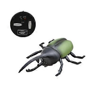 Electric Simulation Beetle Toy with Remote Control Battery Powered Realistic Insect Toy Novelty Birthday Gift for Kids