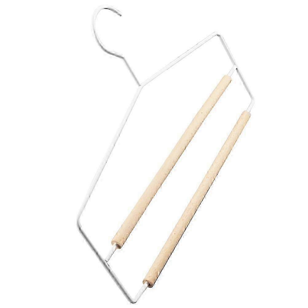 Multi-Function Pants Hangers White Trouser Hanger for Home Use