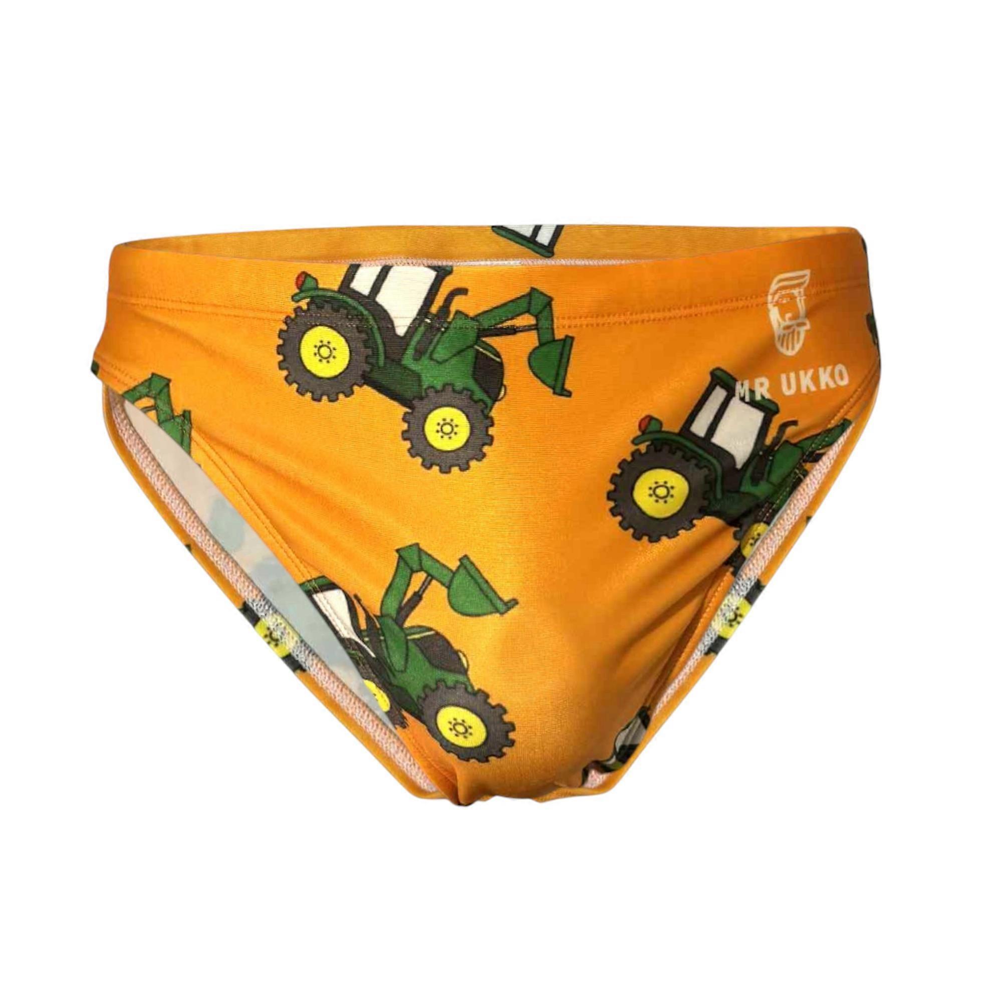 Tractors Orange Badehose