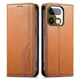 Flip Case for Realme 16 Pro with Magnetic Closure PU Leather Card Holder Kickstand Elastic Grip Strap Shockproof