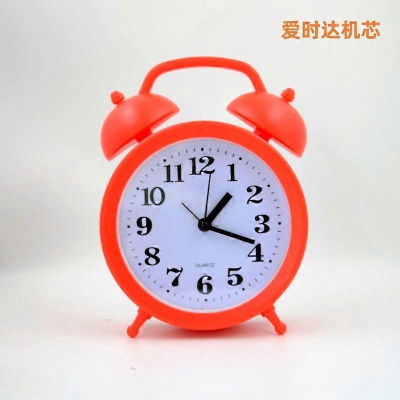 Aishida movement round small alarm clock, desktop clock, silent large digital clockblack compatible