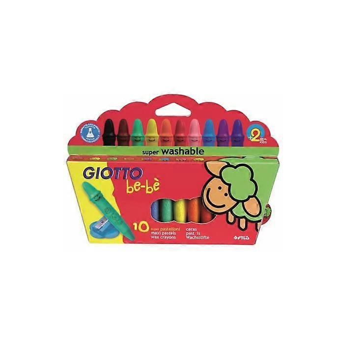 10 crayons maxi incassables