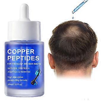 Full English Label Copper Peptide Hair Essence Nourishes Scalp And Tames Frizzy Hair, Strengthens Hair Root For Daily Home Hair Massage And Bathroom H