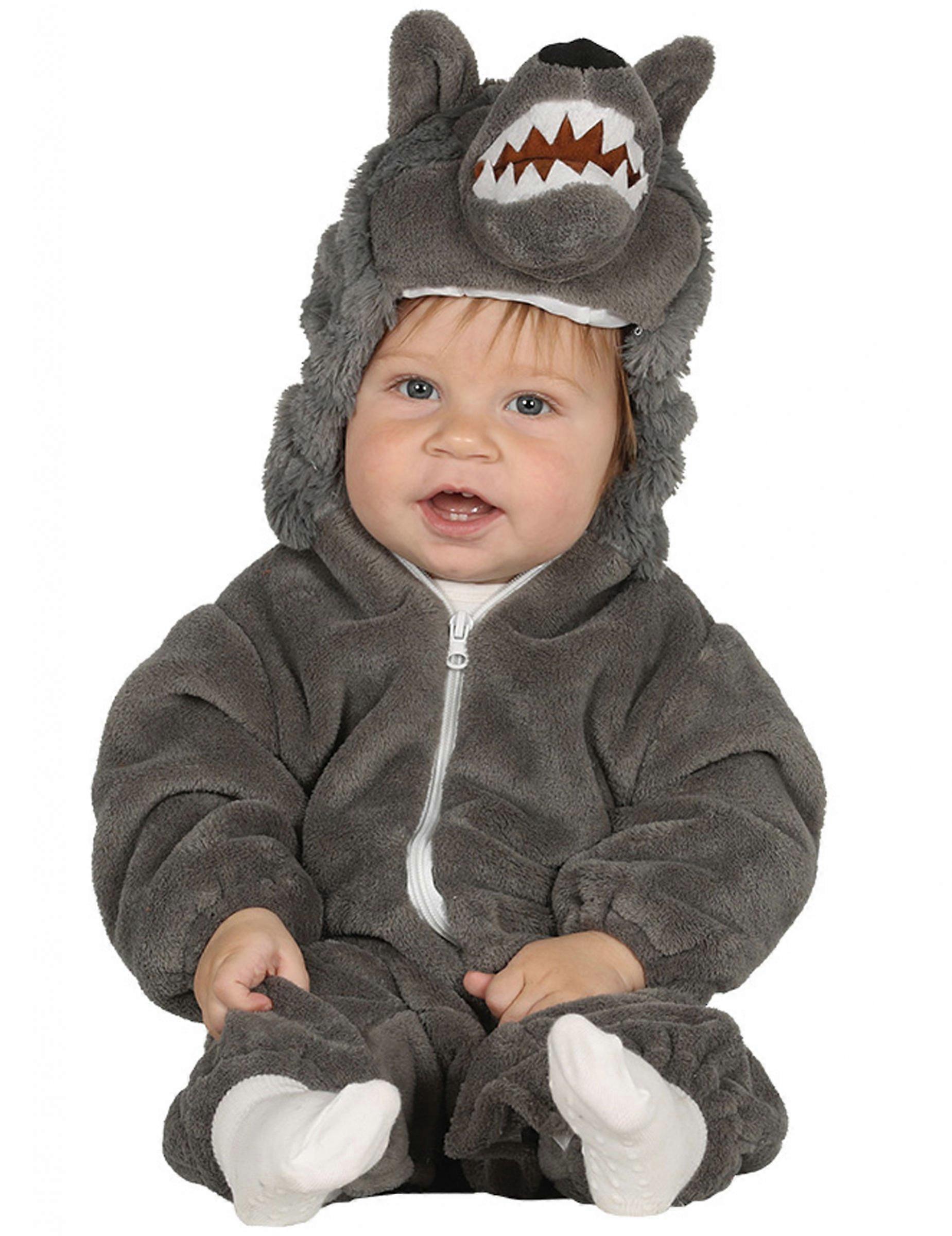 Baby gray wolf costume