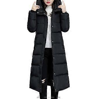 Femmes Hiver Doudoune Casual Long Zip Up Outerwear Doudoune Convient aux Amis Gathering Wear