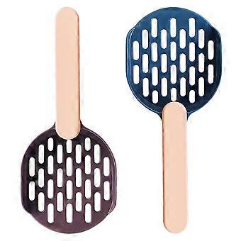 Small Scoop Plastic Cat Litter for Pet Cleaning 2Pcs