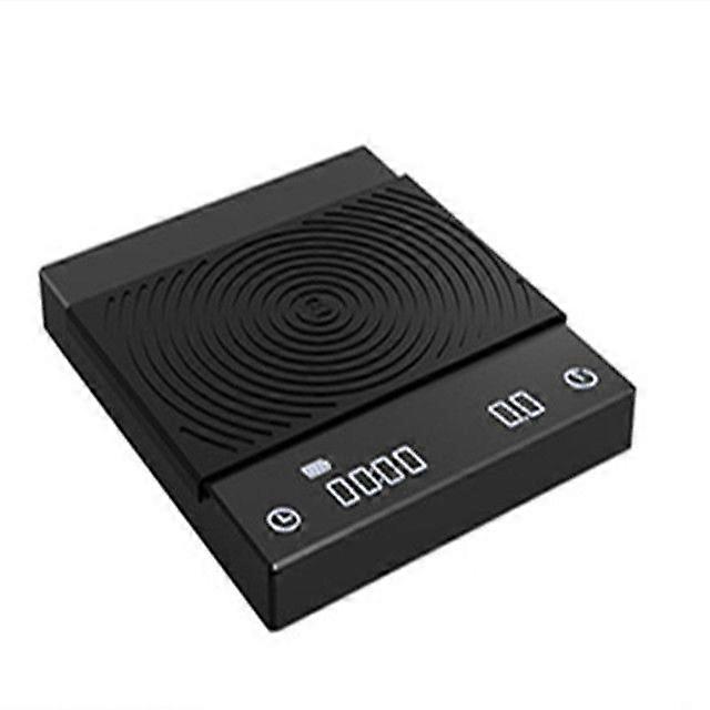 Basic Plus Black Mirror Pour Over Coffee and Espresso Scale Basic+ Electronic Scale Auto Timer Kitchen scale 0.1g / 2kg
