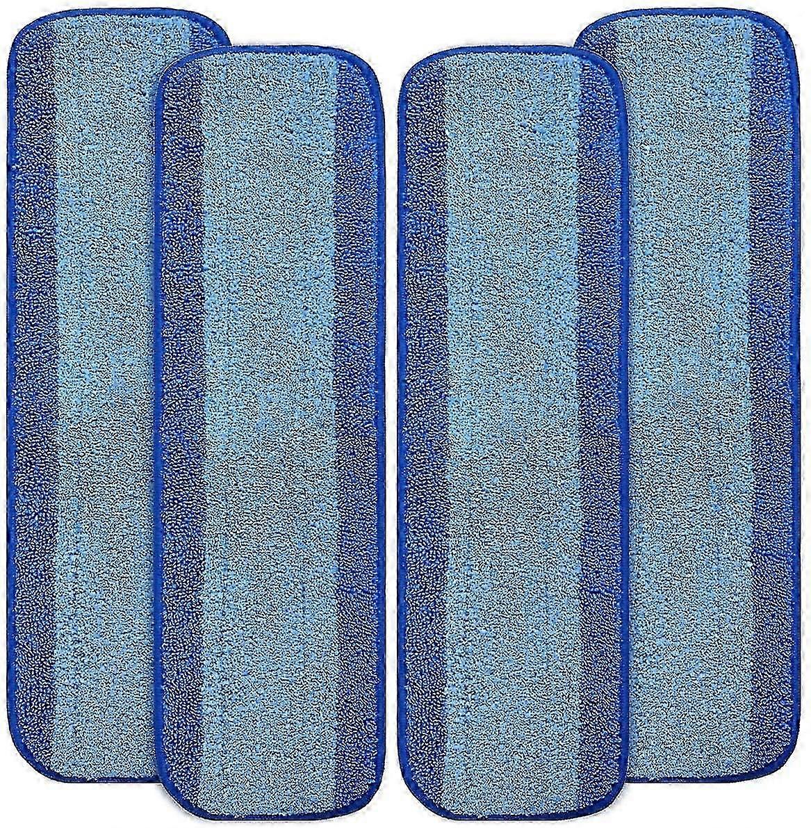4 Pack Microfiber Cleaning Pads Compatible With Bona Premium Spray Laundry Mop