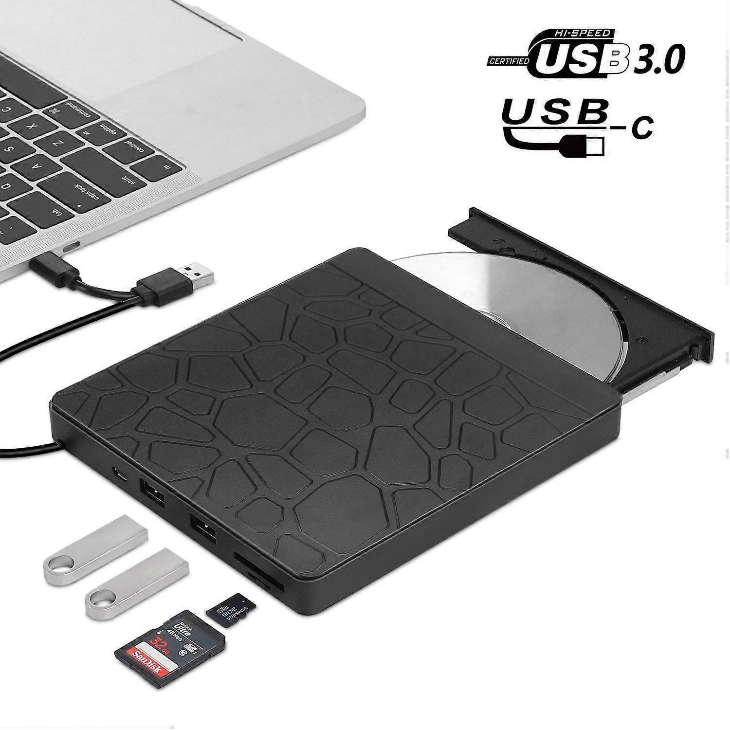 USB 3.0 External CD/DVD Drive USB 2.0/Type-c