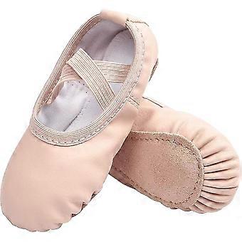 Girls Ballet Shoes Boys Toddler Soft Leather Dance Slippers For Toddler/little Kid/big Kid-CE
