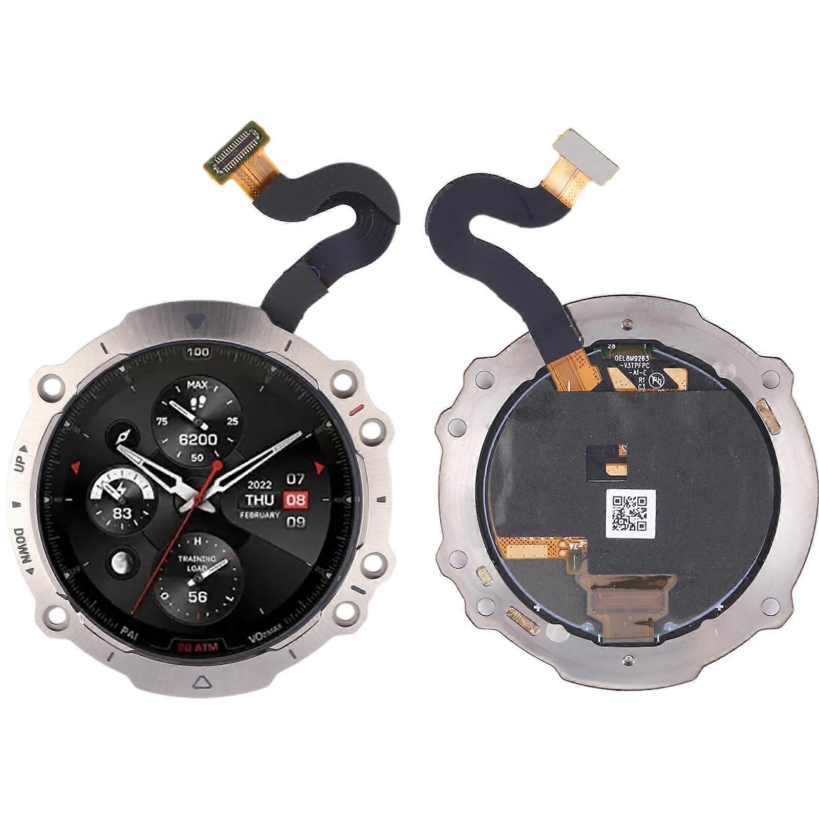 For Amazfit Falcon Display Full LCD Unit Digitizer Touch Replacement Part Red