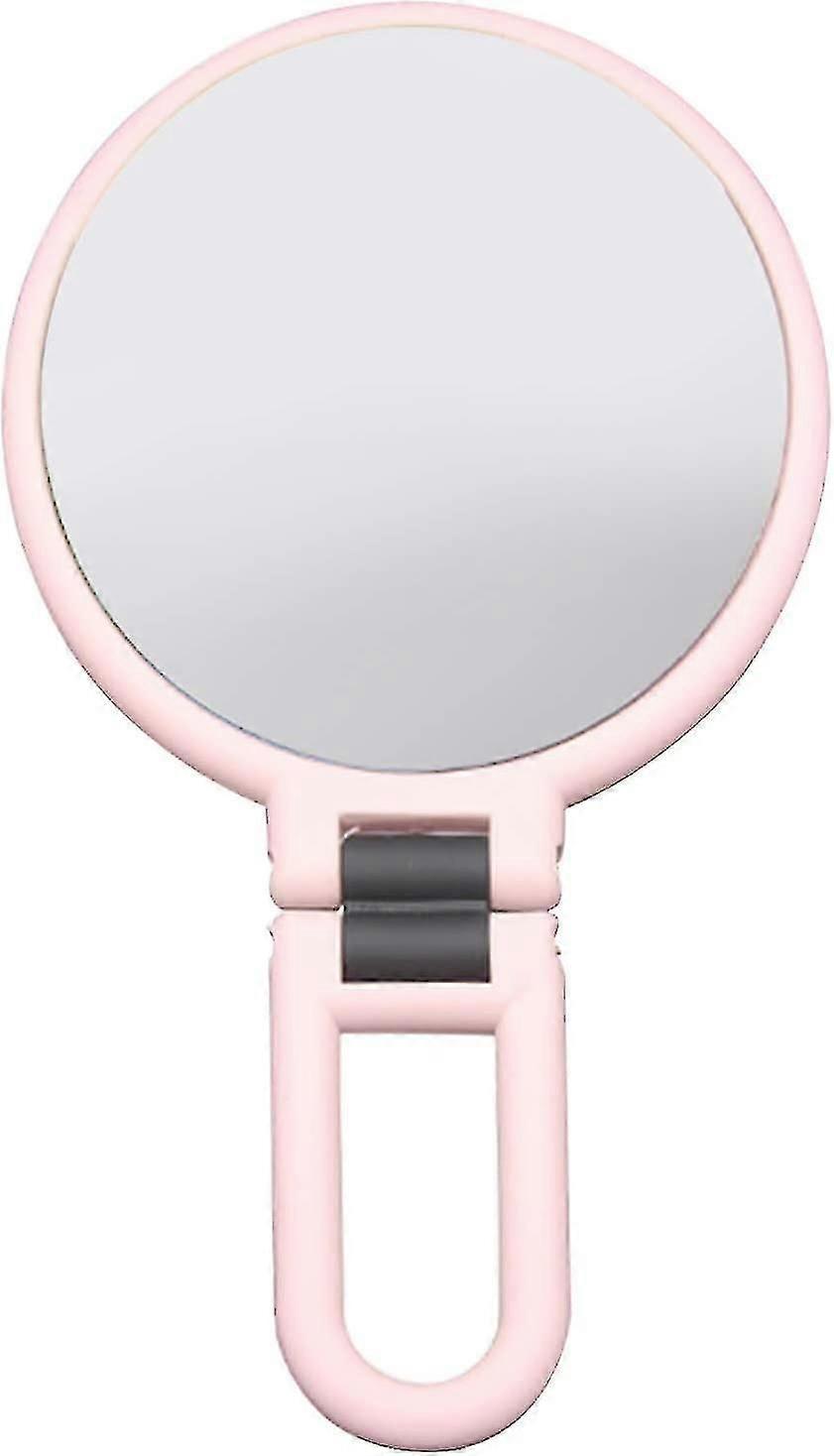15x Magnifying Mirror Folding Rotatable With Stand(pink)