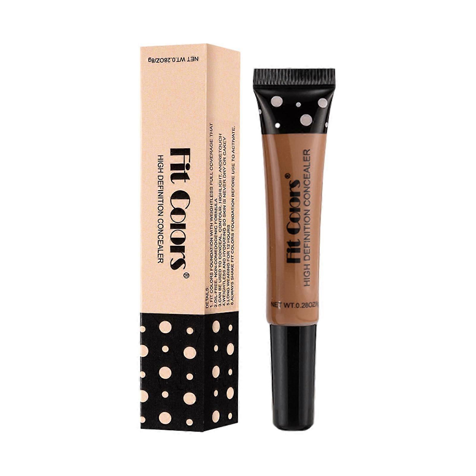 Waterproof Concealer for Dark Circles, Hydrating Full Coverage, Sweat Resistant, Compact Size