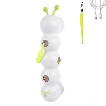 Interactive Electric Cat Toy, Motion-Activated with Wiggly Tail, Rechargeable Suction Cup for Indoor Cats