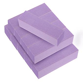 10pcs Maniküre-Feilen Nagelpufferblöcke Maniküre-Polierblöcke Schwamm-Nagelfeilen