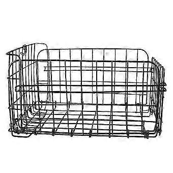 Steel Wire Foldable Rear Bicycle Basket – Detachable Easy Install Sturdy Design for Shopping & Outdoor Cycling, DBIAO