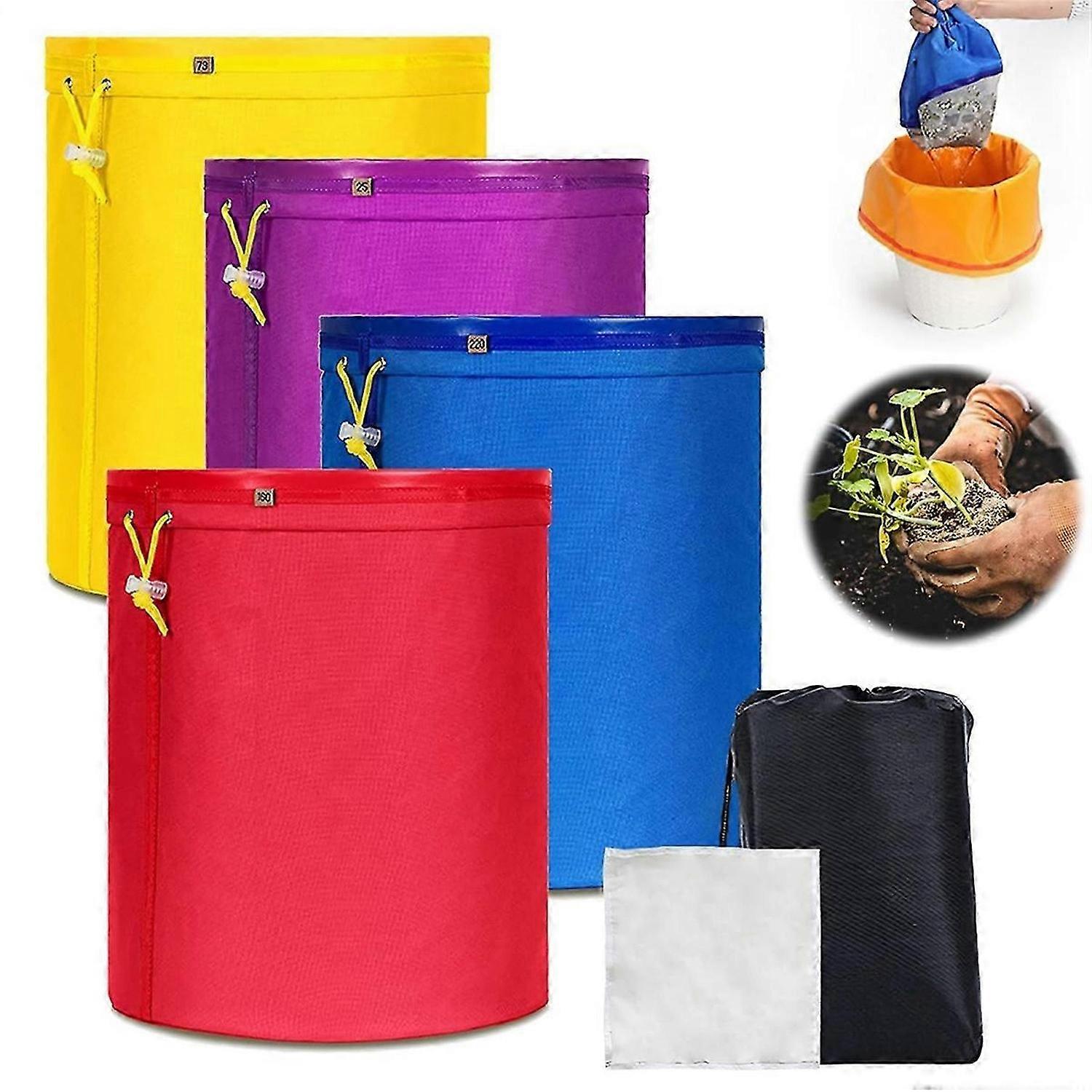 4 Pack Filter Bags,Filter Bag Set, Filter Screen and Storage Bag A