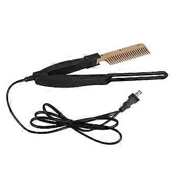 Piastra per capelli a caldo, pettine elettrico riscaldante, riscaldamento rapido, antiscottatura per capelli bagnati e asciutti.