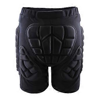 New Adult Child Black Snowboarding Protective Gear Ski Skating Equipment Hockey Pants Skate Riding Sports Pants Nappy(Black, XS)