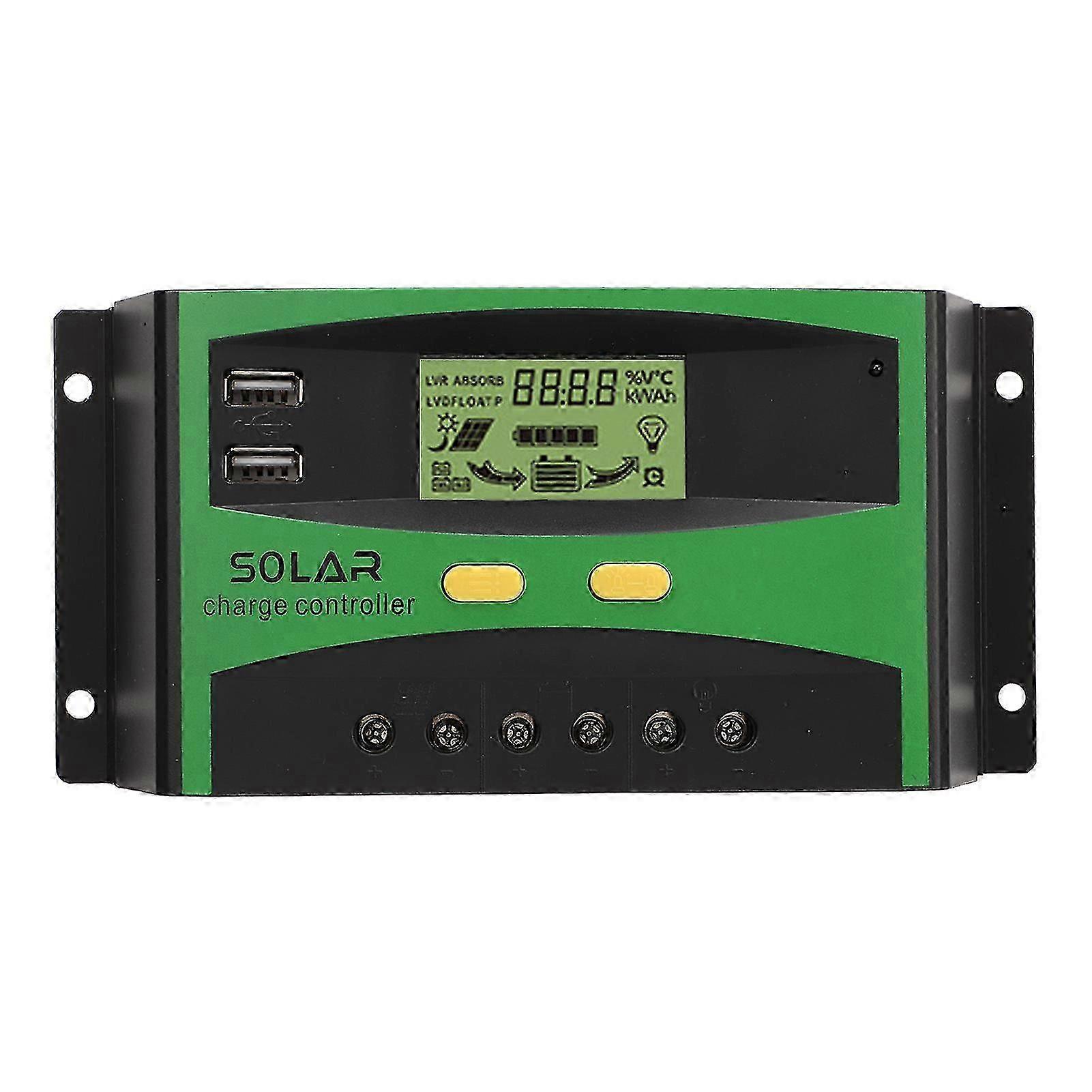 12V 24V Solar Controller LCD Display PV Street Light Charge Controller compatible with Power Generation System SO