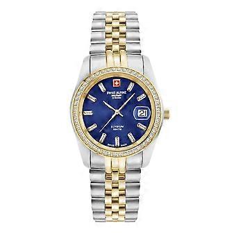 Swiss Alpine Military Damen Uhr Analog Quarz 7714.7245SAM Edelstahl