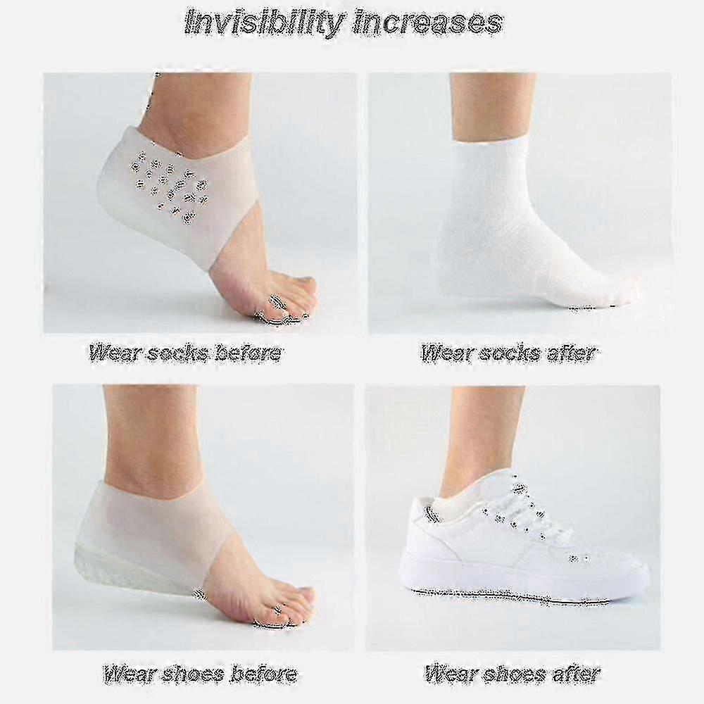 5cm Footbed Enhancers Invisible Height Increase Insoles Pad