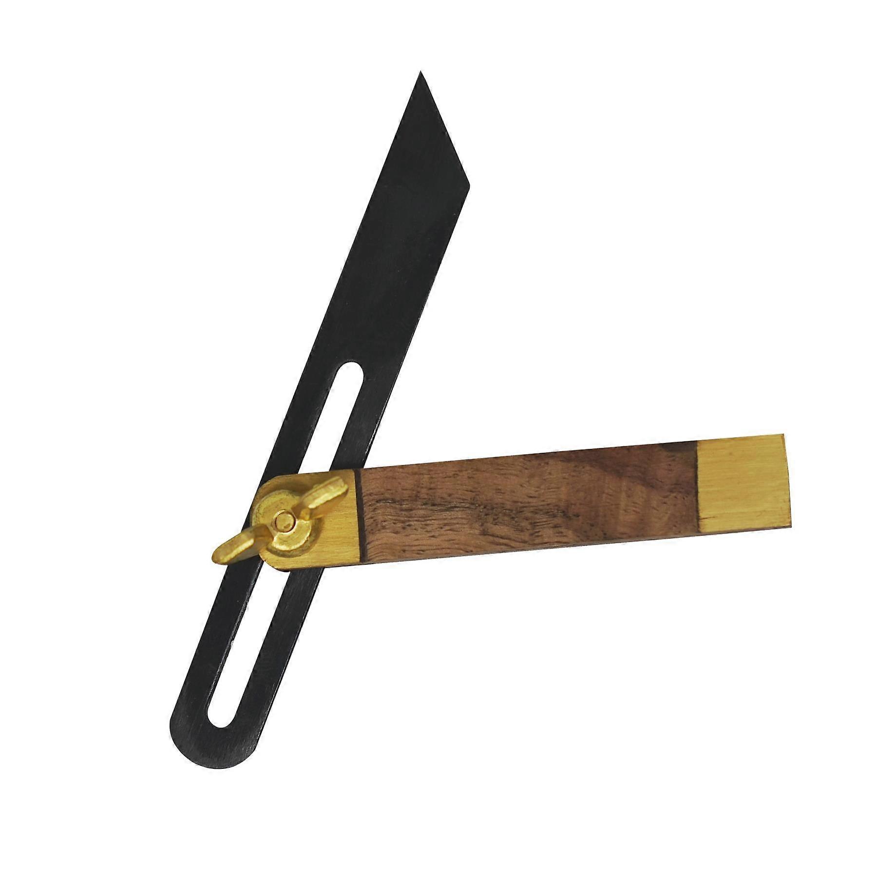 100mm 4" Mini Adjustable Bevel Carpentry Miniature Tools With Solid Brass End Cap