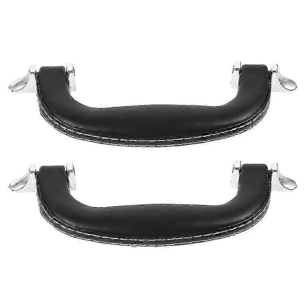 Guitar Case Handle Replacement Comfortable Grip Durable Rectangular 2Pcs