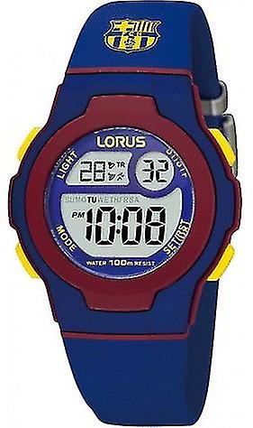 Lorus Bara relógio de quartzo digital para crianças com pulseira de borracha R2335HX9