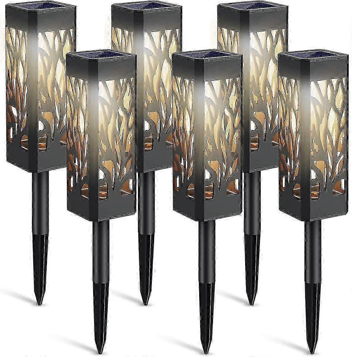 IP55 Solar Lanterns Warm White 6 Pack