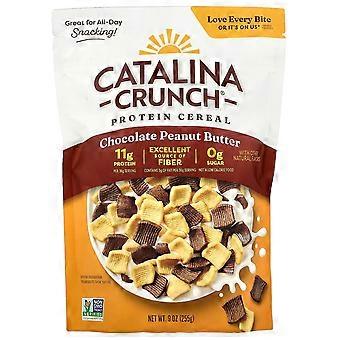 Catalina Crunch, eiwitrijke ontbijtgranen, chocolade-pindakaas, 255 g