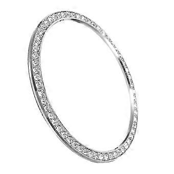 Watch Bezel Ring Silver Metal Alloy Cover Scratch Resistant Stylish Upgrade for Smartwatch