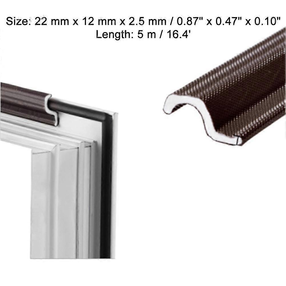 Window Draft Sealer Foam Strip Polyurethane Core Nylon Cover Blocks Wind Dust