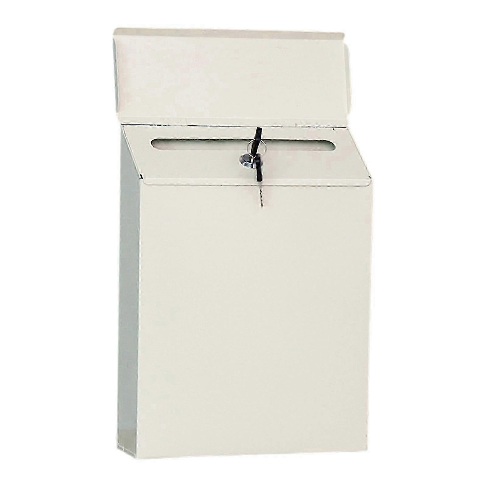 Galvanized Locking Porch Wall Mailbox