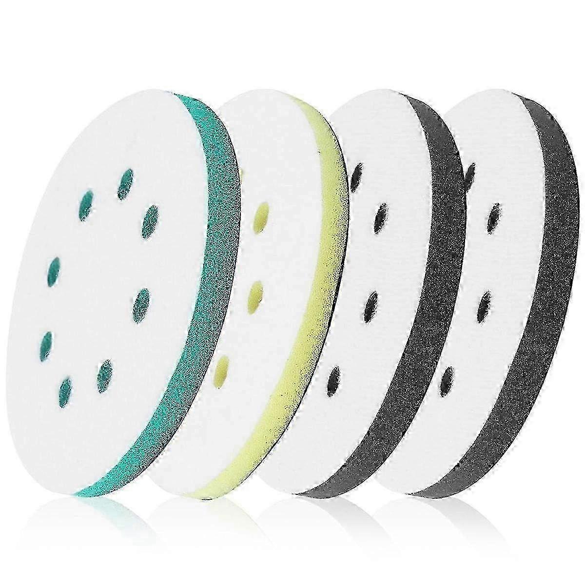 5-Inch Dual-Sided 8-Hole Foam Sanding Interface