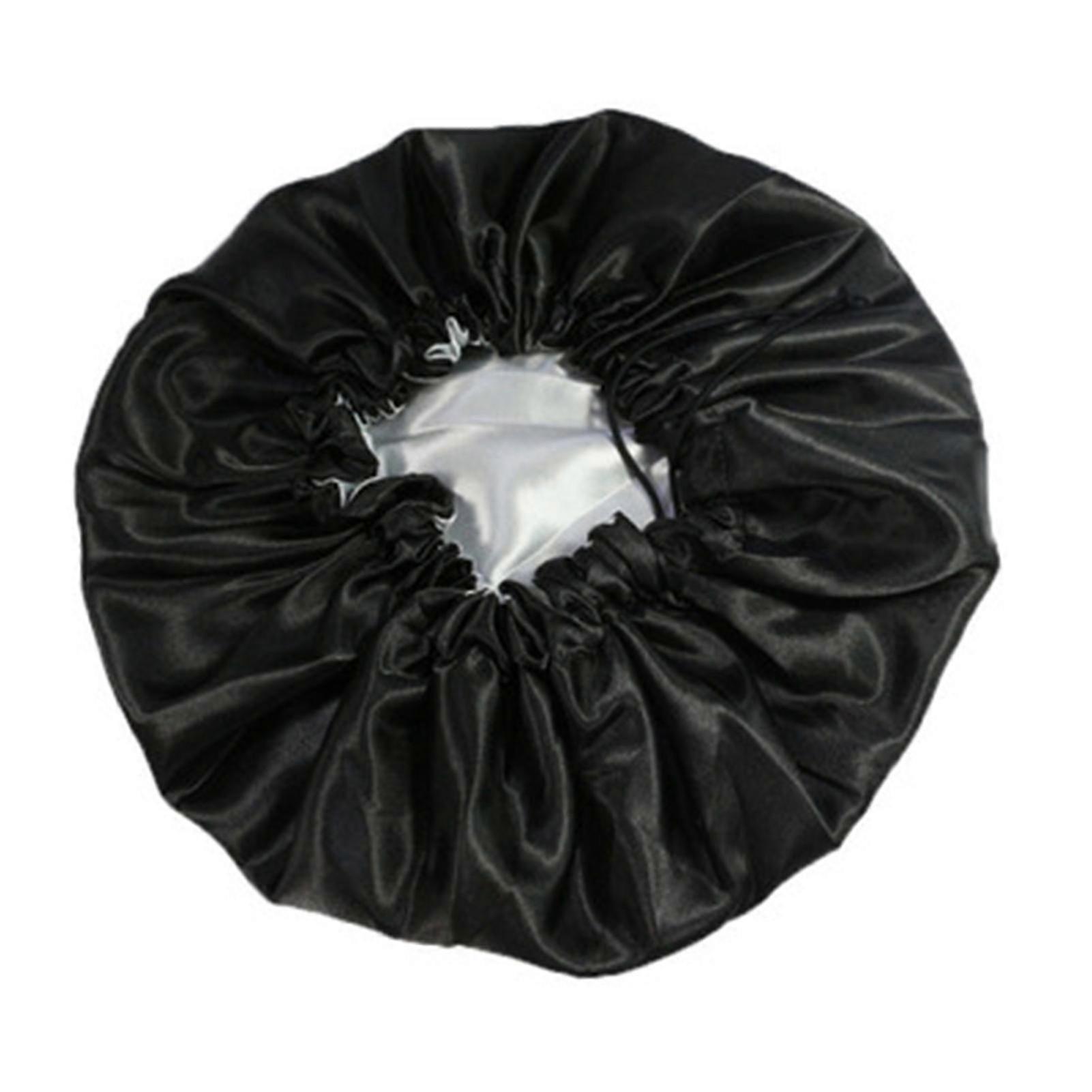 Double-Sided Satin Shower Cap