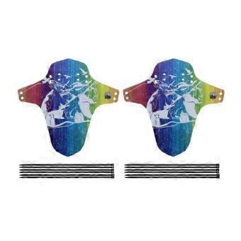 2pack Portability Road Mountain Bike Mud Guards Extended Coverage Bike Mudguards Bike Wheel Accessories