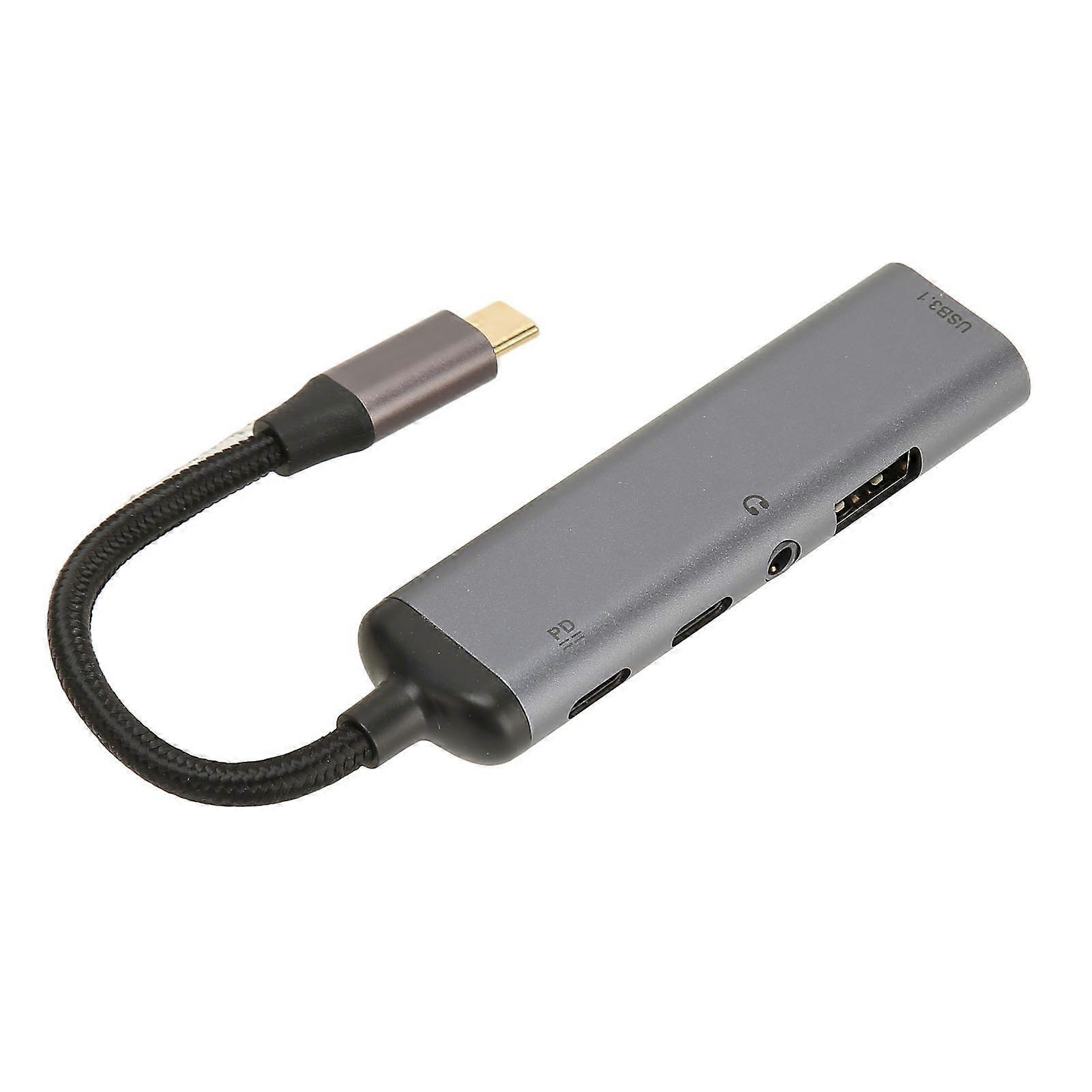 Multifunctional USB C Dock 100W PD Aluminium